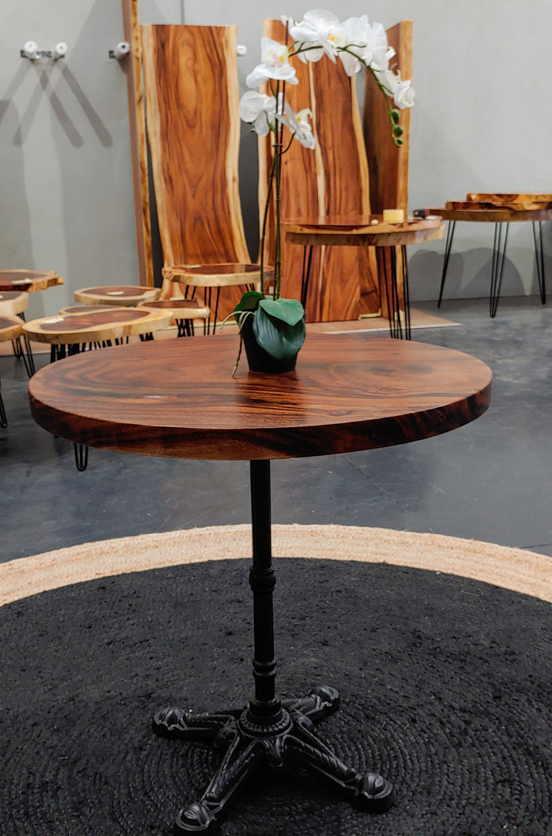 COF012 - Dark Brown Monkey Pod Coffee Table.