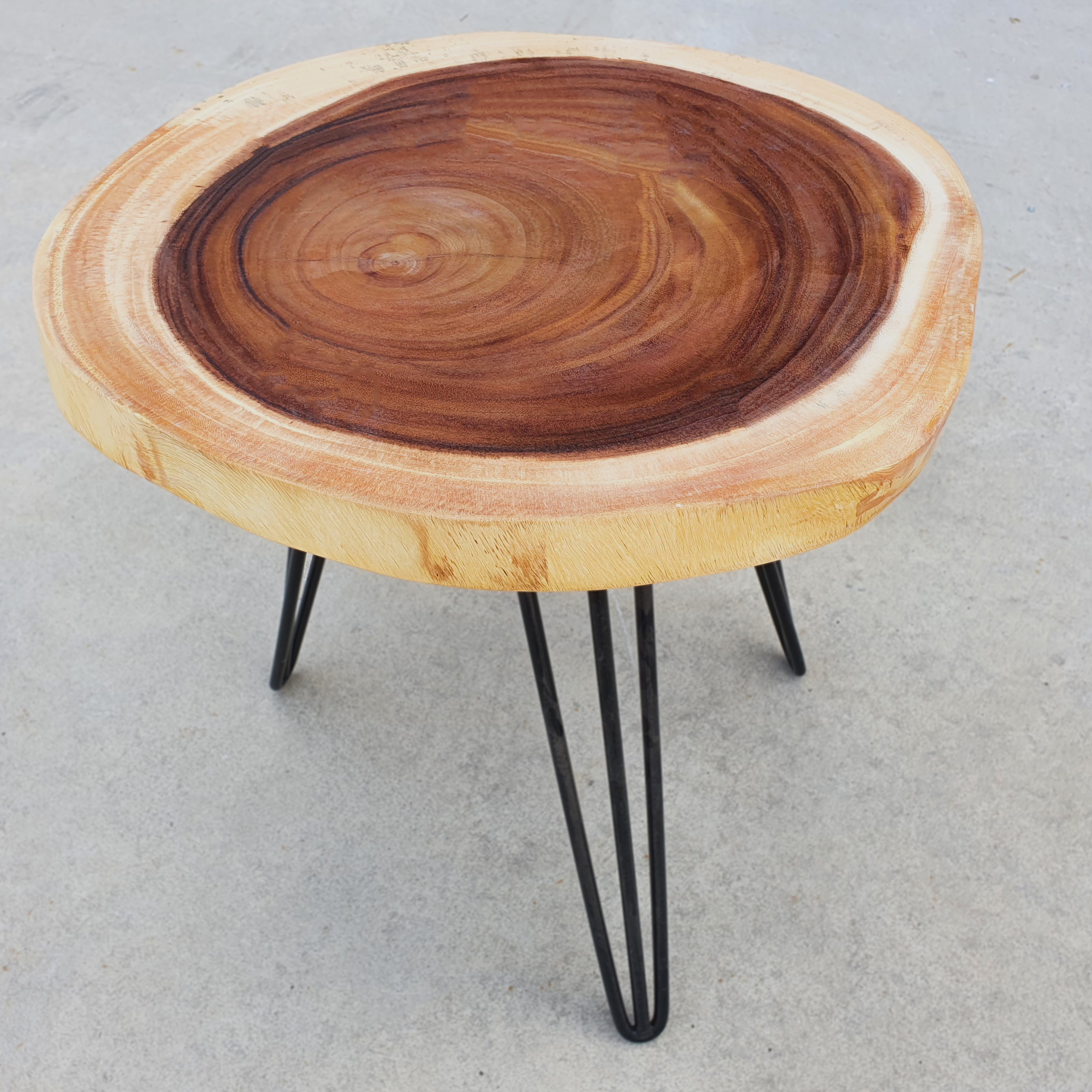 COF048- Round Edge Coffee Table | Living Art Decor