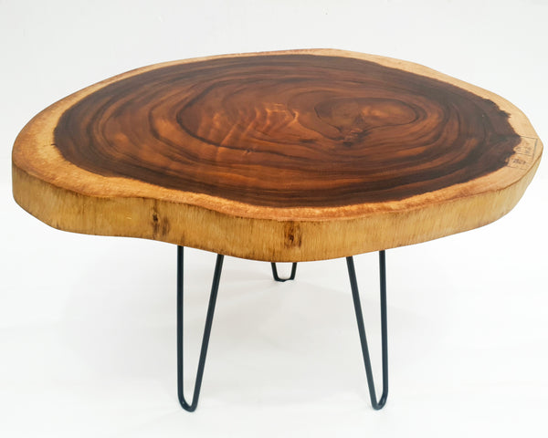COF086 - Gorgeous Dark Tone Monkeypod Wood Coffee Table.