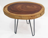 COF100 - Rich and Dark Round Coffee Table.