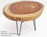 COF104 - Medium Light Brown Acacia Coffee Table.