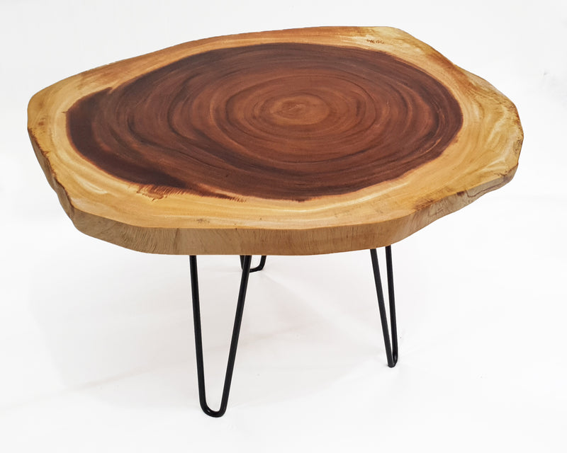 COF107 - Pure Wood Live Edge Acacia Coffee Table.