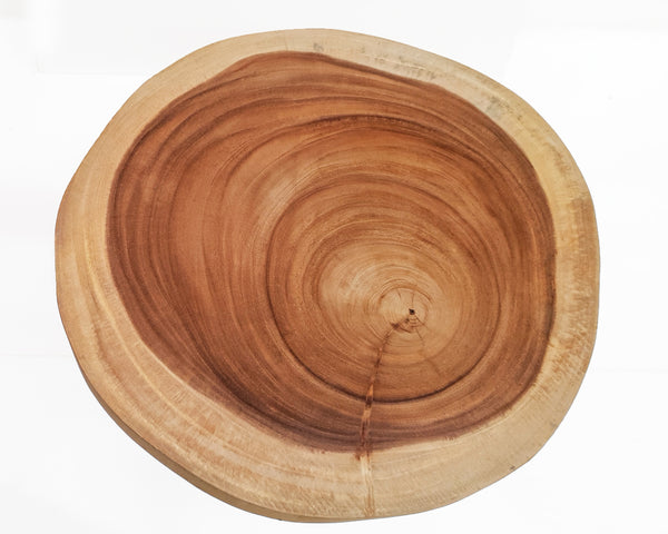 COF109 - Light Round Edge Raintree Timber Coffee Table.
