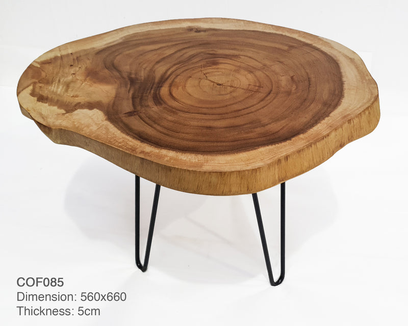 COF113 - Stunning Pure Live Edge Raintree Timber Coffee Table.