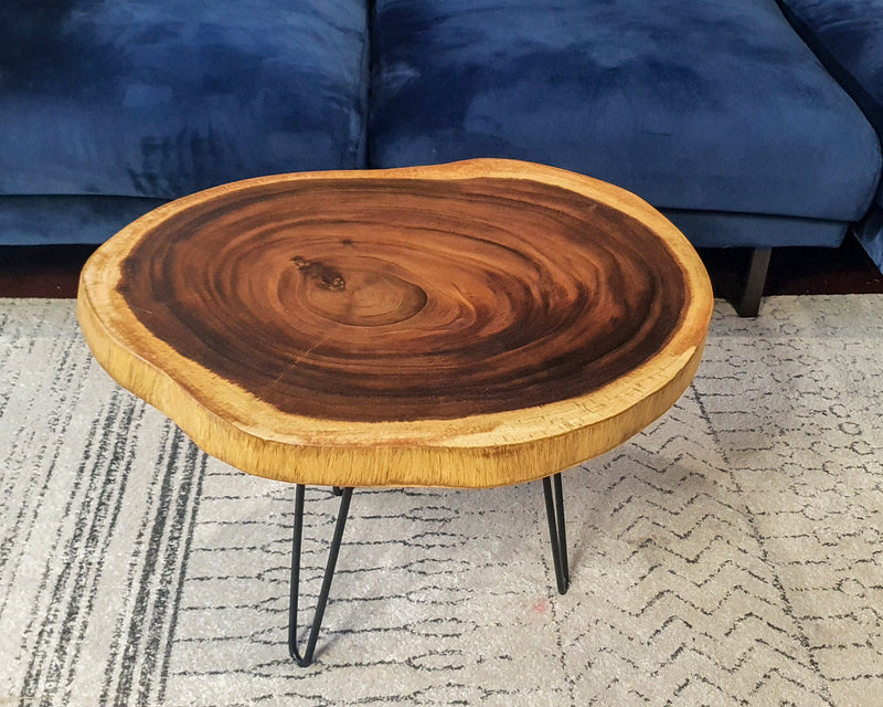 COF060 - Monkeypod Wood Dark Coffee Table.