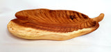 Tropical Leaf Serving Platter / Wood Serving Tray / Hand Carved Wooden Leaf / Wooden Platter / Tray / Bowl / Dish / Serving Platter / Decor.